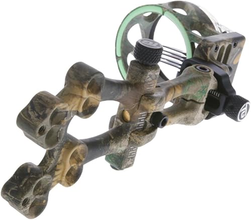Miniatura 5 de TRUGLO VEROS 5-Pin Durable Ultra-Bright Lightweight Micro-Adjustable Archery Hunting Bow Sight with Decreasing Diameter Pins Design & Large Circular