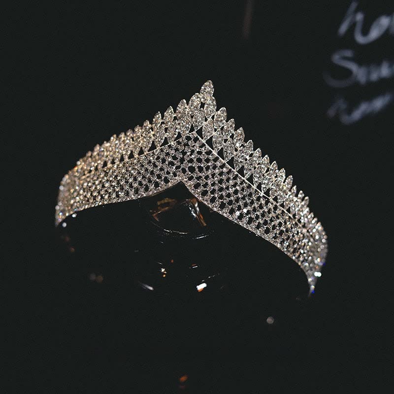 Joyería Para El Cabello Tiaras De Corona Para Mujer Cc Tiaras Y Coronas Accesoriara Mujeres Adornos Para El Cabello De Compromiso Diademas Para Damas De Honor Diademas De Moda Concurso,An225