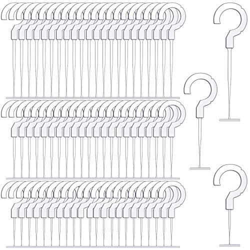 3000 Pieces Tagging Gun Fasteners Plastic J Hook Fasteners Clothing Hanging Tag Fasteners for Tag Label, Standard Tagging Barbs, 3 Sizes, 1.5 Inch, 2.2 Inch, 2.8 Inch