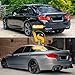 KHK Spoiler Compatible with F10, PSM Style Rear Spoiler, Gloss Black ABS Material Rear Wing Compatible with 2010-2016 BMW 5-Series F10 / F10 M5 Sedan