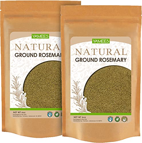 Yamees Rosemary Powder - 12 Oz (6 Oz Each) â€“ Ground Rosemary â€“ Dried Rosemary Powder â€“ Powder Rosemary â€“ Rosemary Ground - Bulk Spices