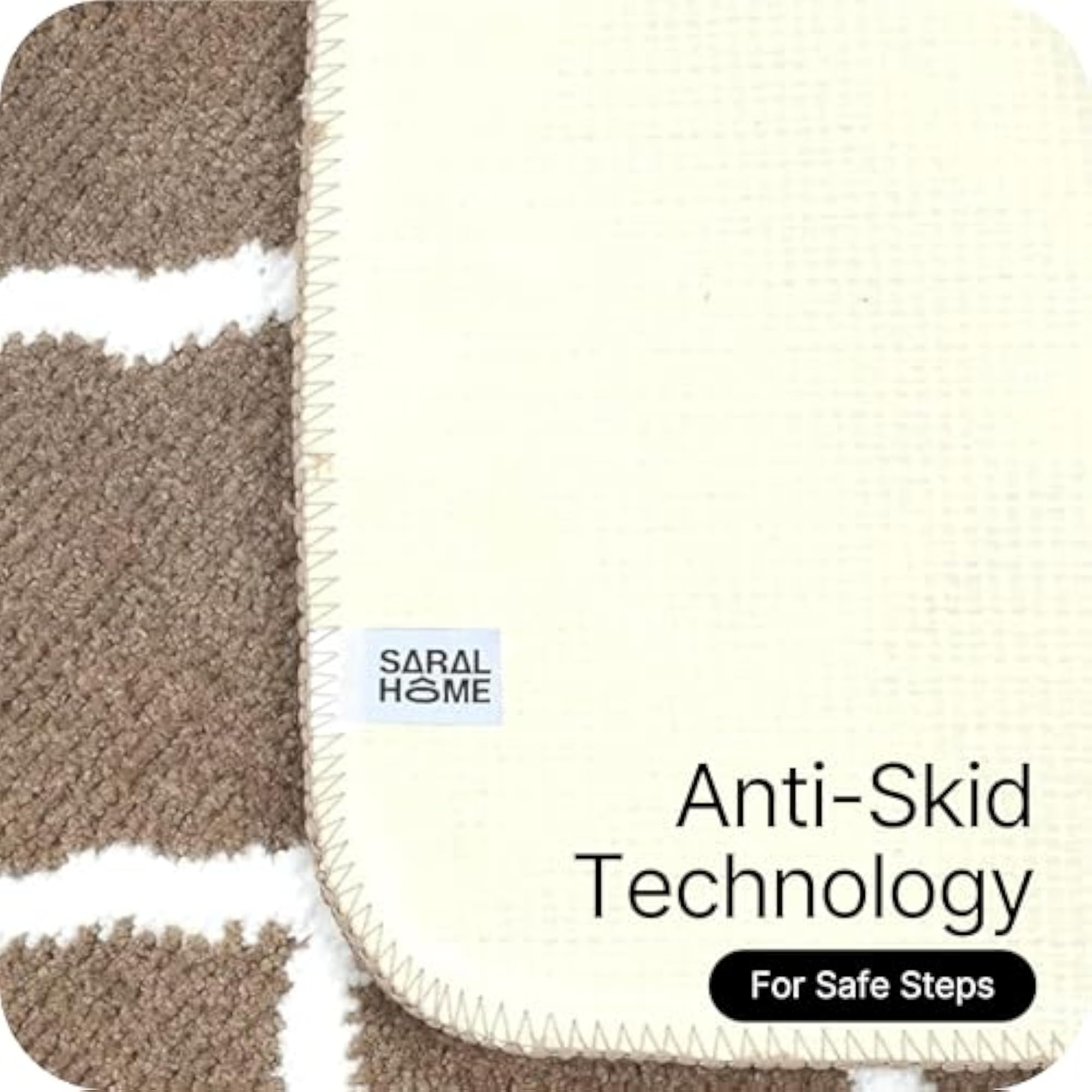 Microfiber Multipurpose Bedside Runner with Anti Skid Backing