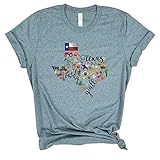 Texas Favorites Collage - Texas Shirt, Don't mess with Texas, Proud Texan, Texas Strong Shirt, Texas...