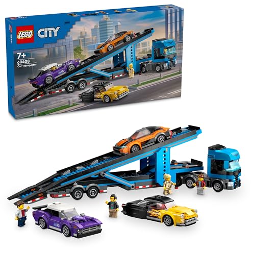CITY - Car Transporter Truck with Sports Cars - 60408