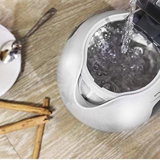 Cecotec ThermoSense 120 - Bollitore elettrico in plastica senza BPA, base 360°, filtro anticalcare, doppio sistema di sicurezza, 1 Litro (1 L)