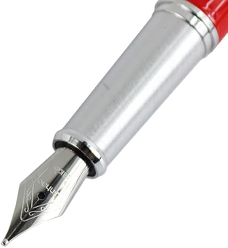 Miniatura 3 de Gullor extra fino Plumín Suave Pluma Estilográfica Y5Original Pen Bolsa caja de regalo Set, Rojo