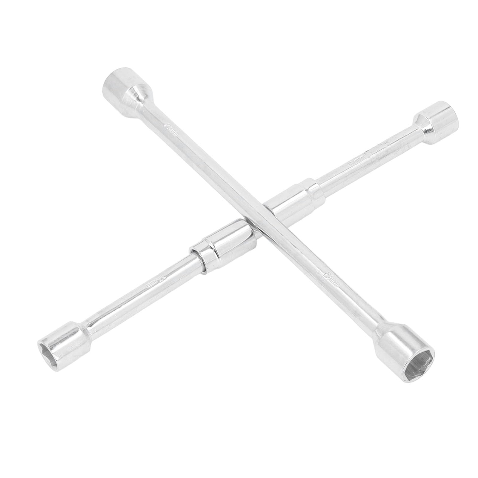 Chiave universale pieghevole da 35,5 cm, chiave a 4 vie in ferro per pneumatici, chiave pieghevole per auto, camion, SUV, chiave a capocorda scorrevole