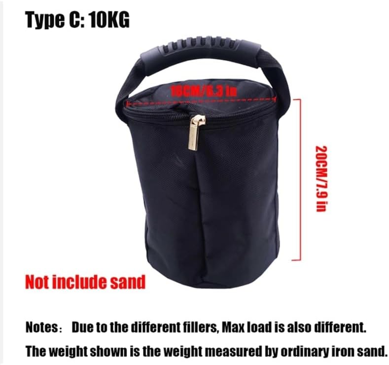 Workout Sandbag,Sandbag for Weight Training Portable Adjustable Power Sandbag Fitness Weightlifting With Handle Gym Yoga Workout Sand Bag