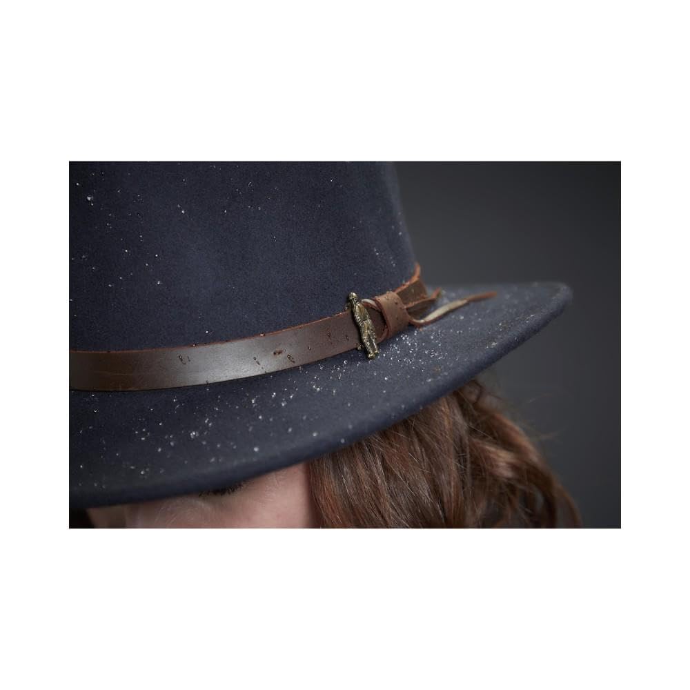 Walker and Hawkes Boston - Sombrero Unisex de Fieltro - Plegable