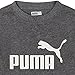 Puma Boys' No. 1 Logo T-Shirt, Charcoal Heather, Small