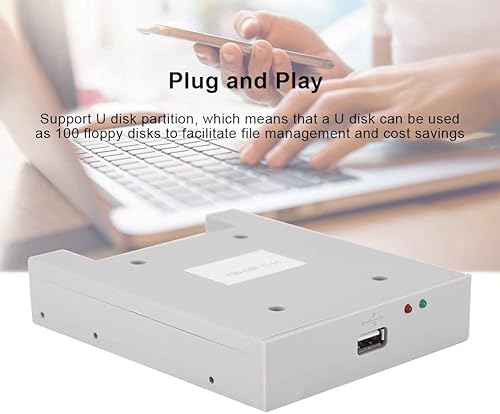 Miniatura 2 de 3.5 pulgadas 1.44MB USB SSD disquete emulador Plug and Play para controladores industriales, ordenadores, máquinas herramientas de datos