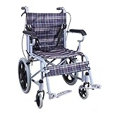 ✔ 【 weight muy ligero】: la silla de ruedas pesa 11 kilogramos y es liviana y fácil de transportar. La silla de ruedas puede soportar 100 kg.
