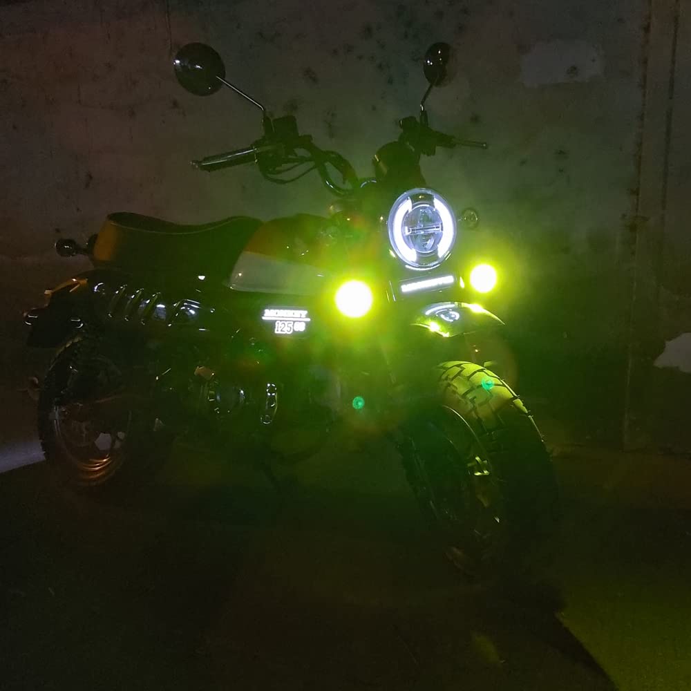 Amazon | MONKEY 125CC エアクリーナー カバーLEDライト 対応車種