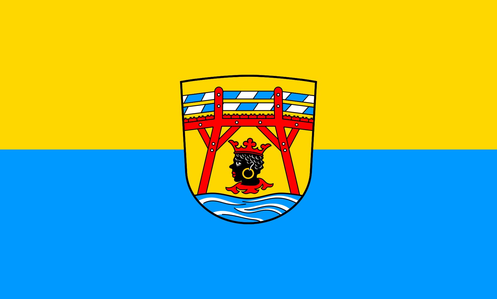 Drapeau Zolling de 1.35m² pour pavillonner les façades de mairie