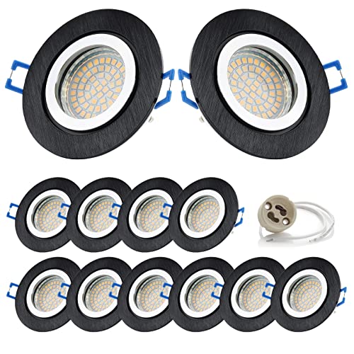 Sweet LED Einbaustrahler Goldfarbig Deckenspot GU10 Produktbild-Vorschau 3