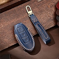 Handmade Leather Key Bag Car Key Bag Compatible with Nissan