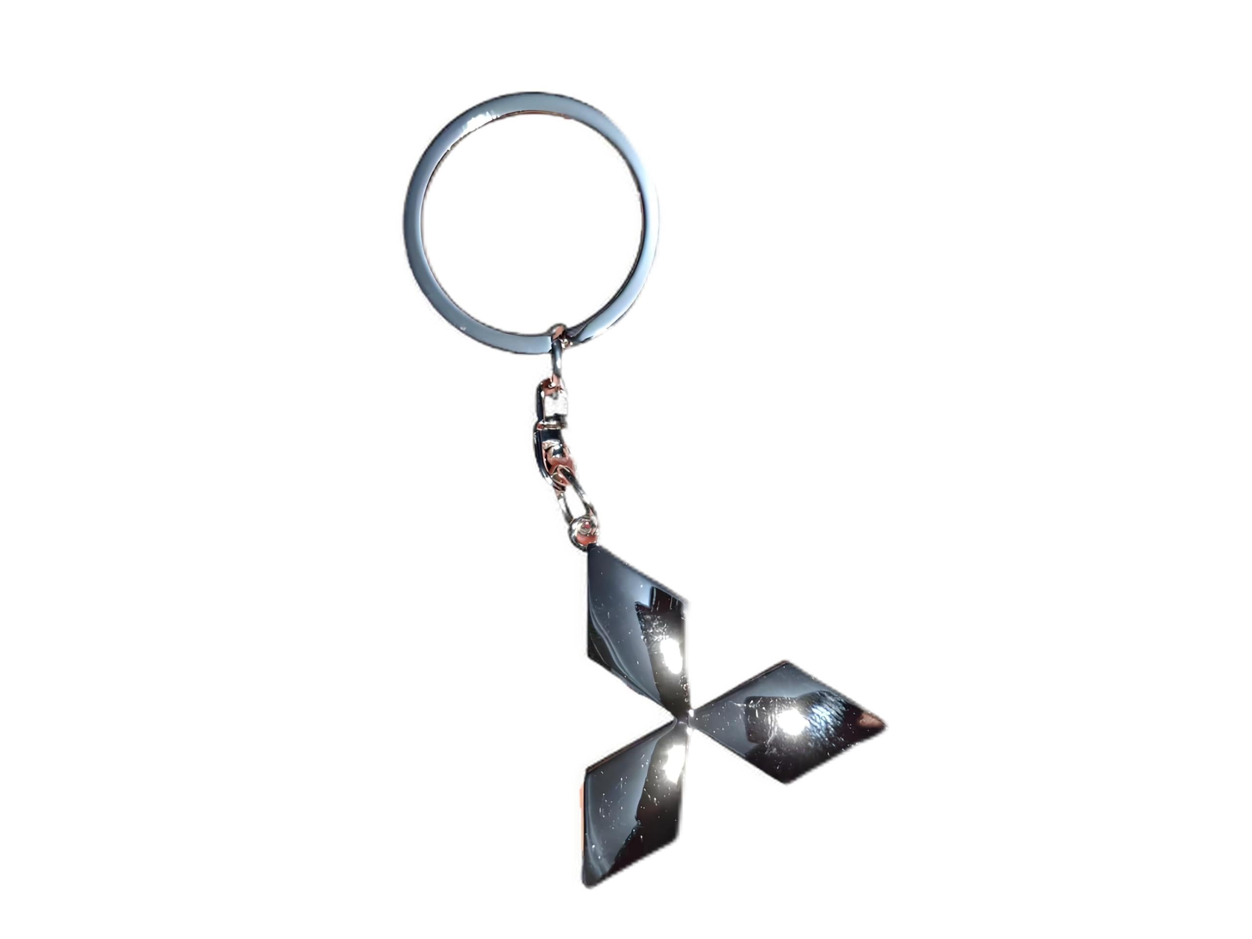DALINGFA Car Keyring for Mitsubishi L200 Ⅳ Double Cab 2010-2015, Car Keychain Replacement Key Fob Accessories Key Ring for Men Women Family Present,D