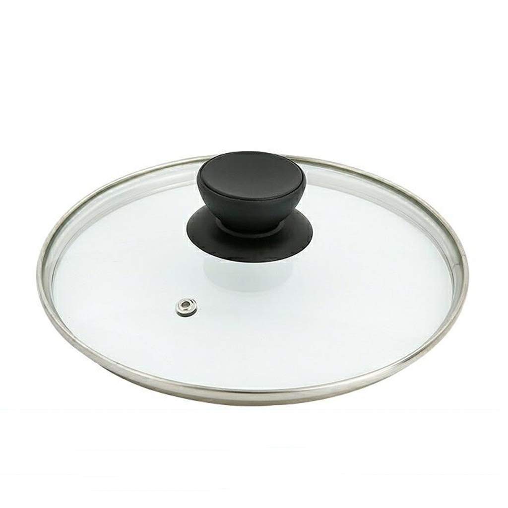 Couvercle,Couvercles de casserole couvercle de casserole en verre trempé couvercle de casserole à vapeur couvercle de casserole Transparent ménage couvercle de casserole de remplacement univ