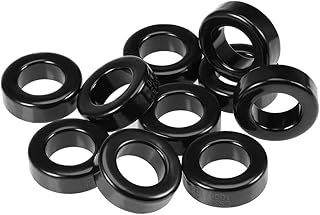Tool parts 10pcs 19.3 x 33.7 x 11.3mm Ferrite Ring Iron Powder for Toroid Cores Black Gray