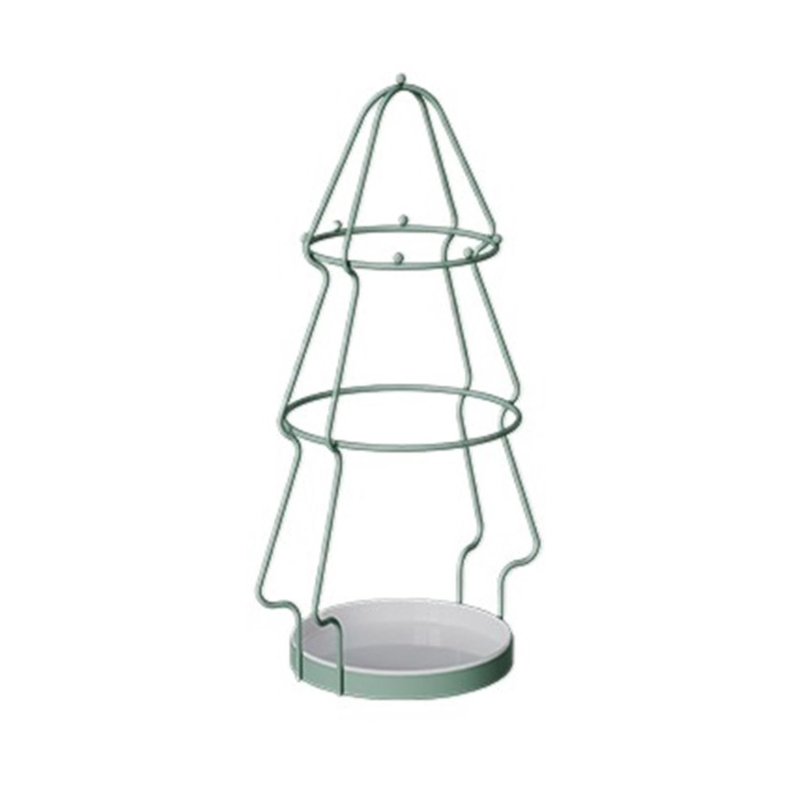 CJHFR472SG Umbrella Rack Modern Large Umbrella Holder, Metal Stand with Hooks Office(Green)