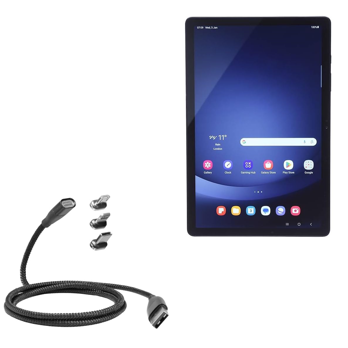 Galaxy Tab A9+ 本体 USBケーブル付き Amazon.com: BoxWave Cable Compatible with Samsung Galaxy Tab A9+