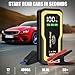 Csyibeielec 4000A Jump Starter - Car Battery Jump Starter for Up to All Gas and 10.0L Diesel Engines,12V Portable Battery Jump Starter Box with Storage Case,USB Quick Charge and LCD Display