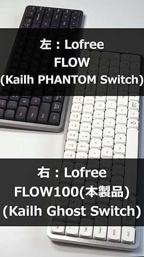 Amazon.co.jp: Lofree FLOW100 Low Profile Mechanical Keyboard