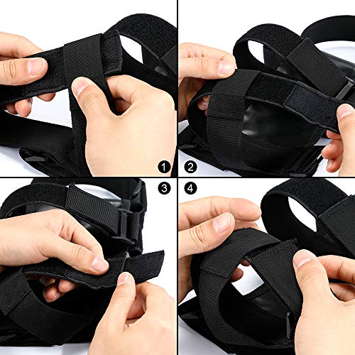 1PC Black Roll Bar 3 lb Fire Extinguisher Holder Mount Strap for Jeep Wrangler Unlimited CJ YJ LJ TJ JK JKU JL JLU Adjustable Extinguisher Mounting Bracket Strap for Jeep Gladiator JT