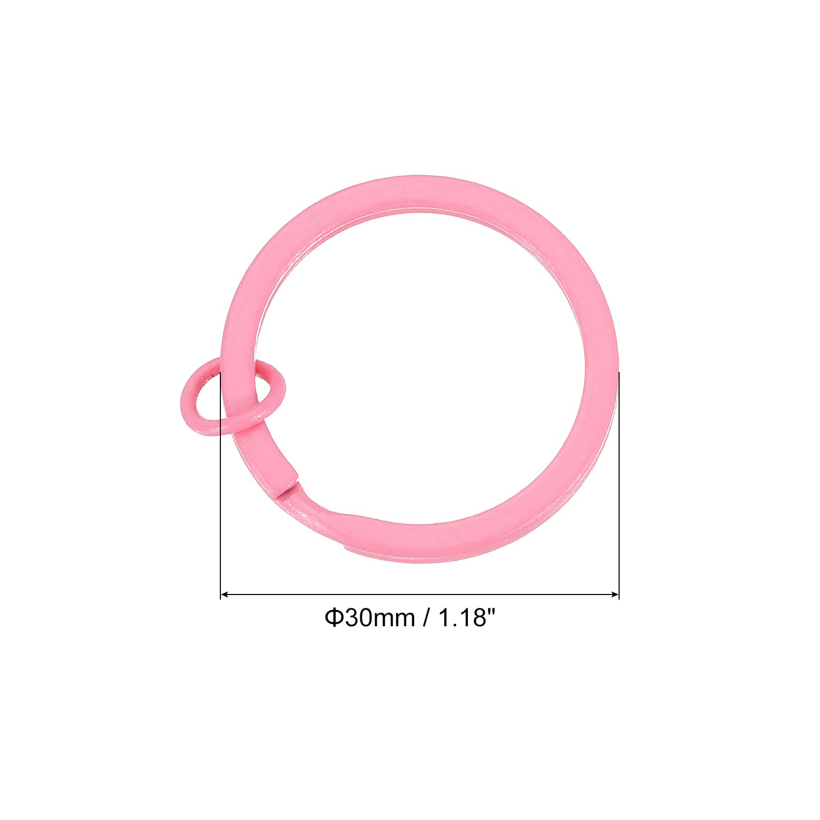 Amazon.com: uxcell 10Pcs Pink Split Keychain Rings, Modern