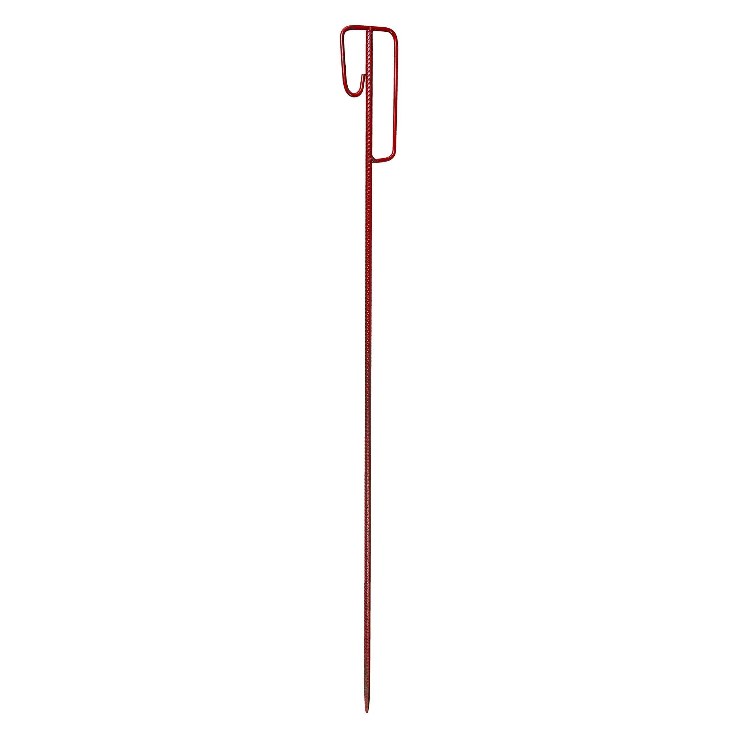 horizont Barrière de chantier, 50 m de long, 1 m de haut, clôture en plastique | Kit de clôture avec 10 supports de ligne de barrière pour chantier, orange, barrière de capture, filet flexible et mobile