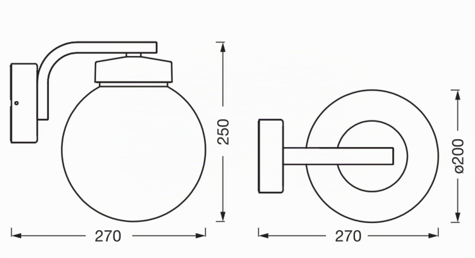 OSRAM Applique LED Endura Classic Erda E27 IP54
