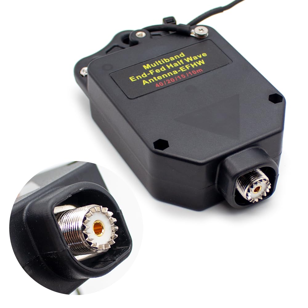 Toplionace Antena HF de 4 Bandas con Alimentación Por Extremo JYR4010-150W Sin Sintonizador