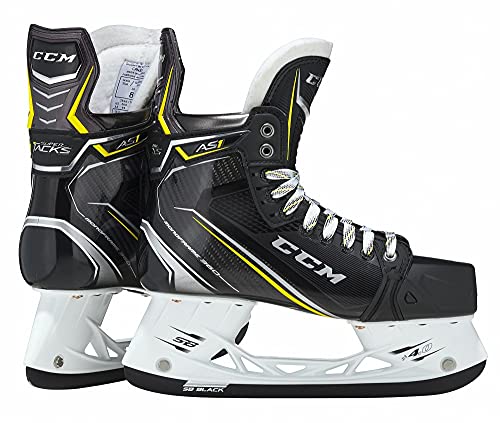 Patins glace CCM Tacks Super Tacks AS1 Junior 4.5 EEEE pour pieds larges sans compression