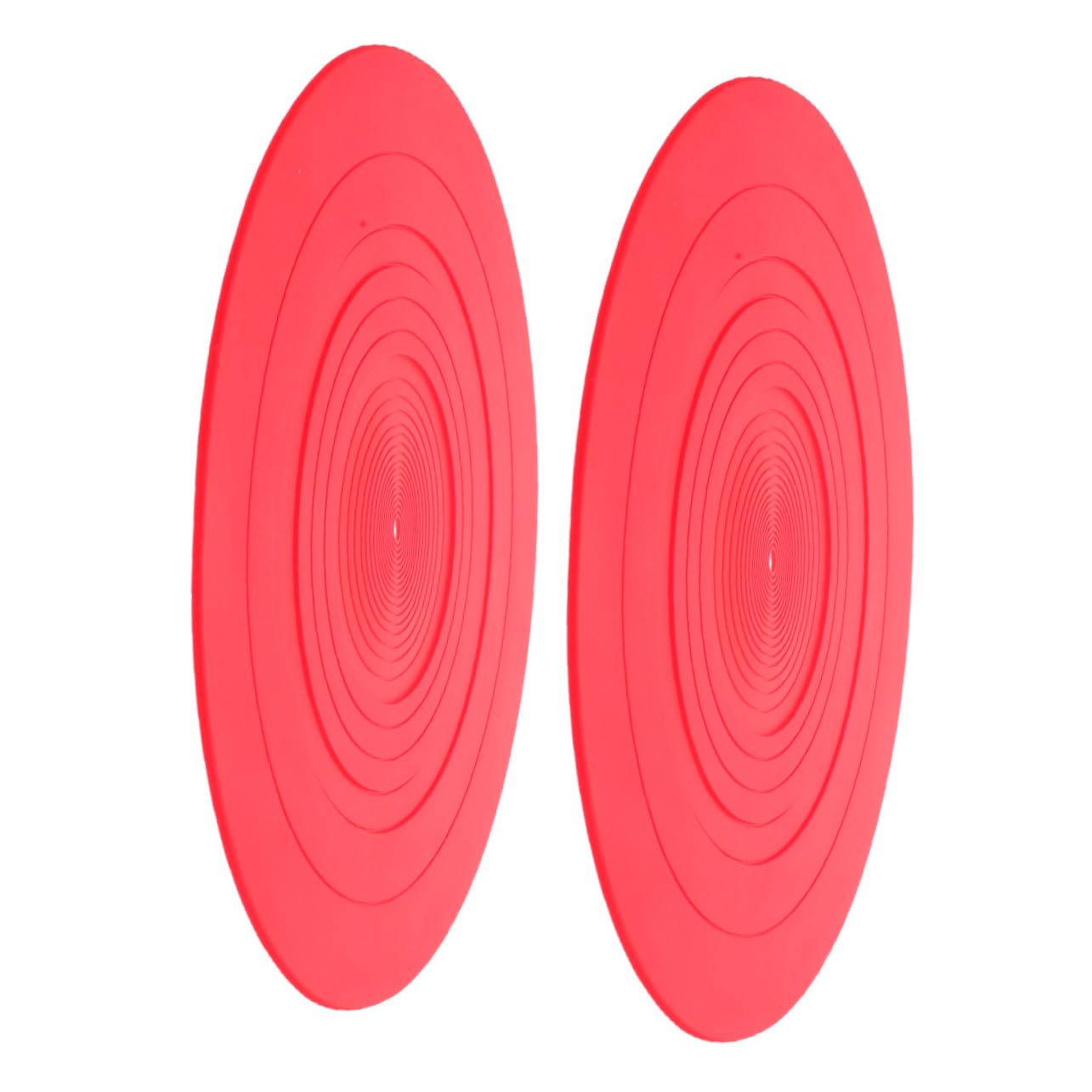Tappetino per Dischi in Vinile per Protezione e Stabilità Silicone Antistatico 2 Pezzi Accessorio Essenziale Giradischi per Lettore di Dischi