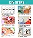 TINY FUN Diamond Painting Kits for Adults&Beginners DIY 5D Diamond Art Paint with Round Diamonds Full Drill Cow Gem Art Painting Kit for Home Wall Decor Gifts(12x16inch/30×40cm)