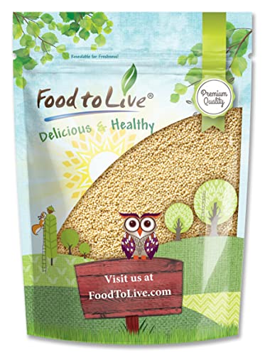 Image of Food to Live Amaranth Grain, 1 Pound - 100% Whole Seeds, Vegan, Kosher, Bulk. Sweet, Nutty Flavor. Rich in Protein, Calcium. Great Alternative to Rice or Quinoa. Great for Cereal, Salads, Soups
