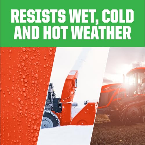 Image of Rust-Oleum 280159-2PK Farm & Implement Enamel Paint, Quart, Kubota Orange, (Pack of 2)