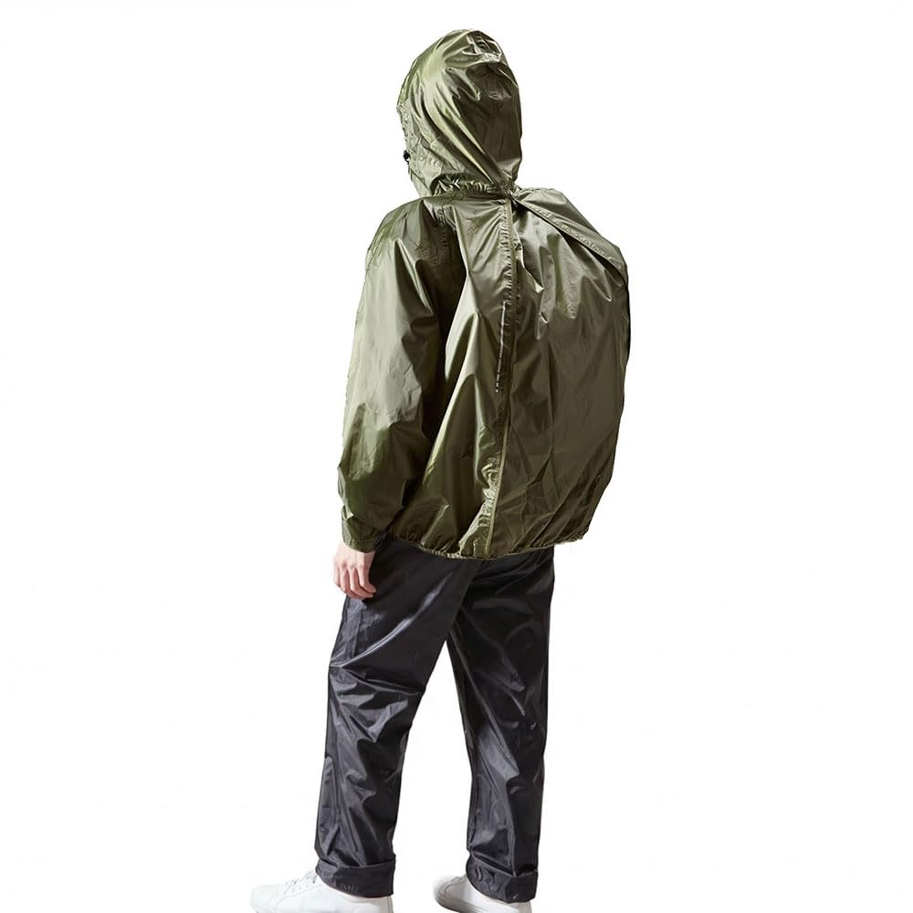 Amazon.co.jp: [THE ROOTS] レインスーツ リュック対応 上下セット