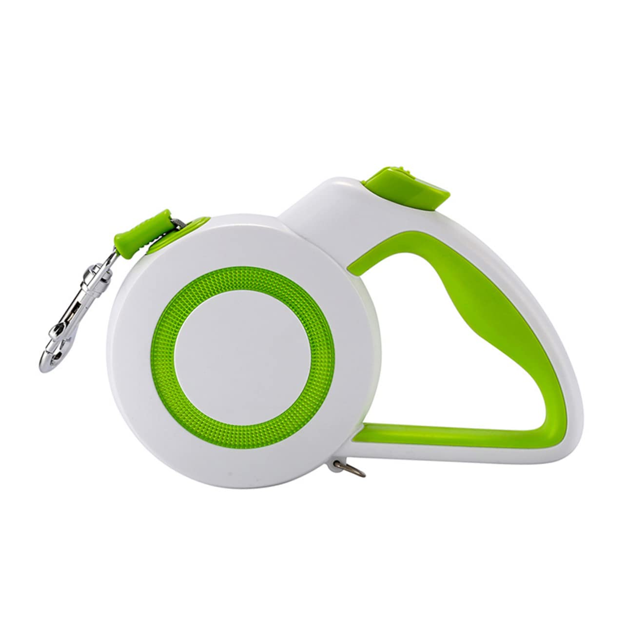 Laisse rétractable pour chien à système automatique anti-nœuds