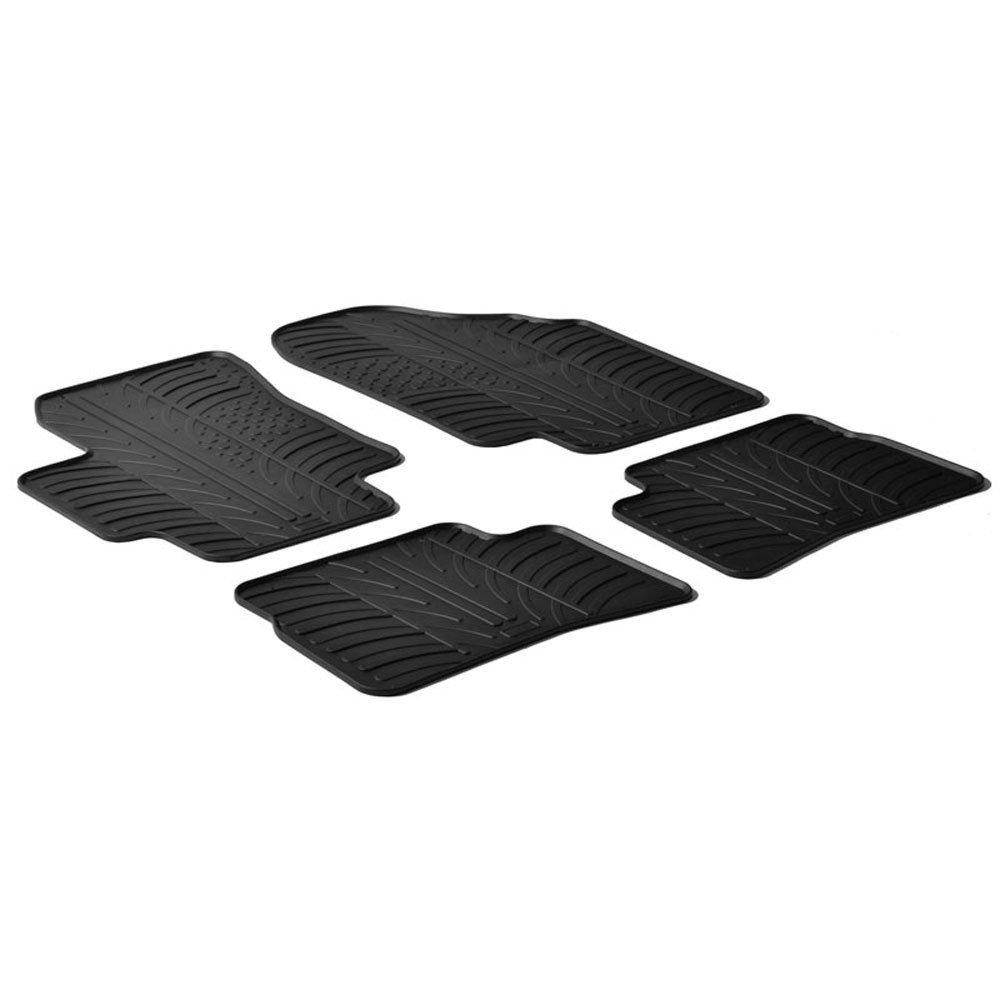 Rubber Car Mats GL 0191 Alfombras de Goma, 4 Piezas