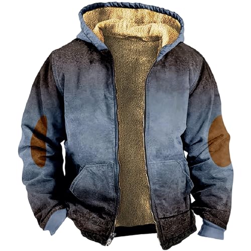 Manteau à capuche en laine polaire veste d'hiver chaude rembourrée à fermeture éclair