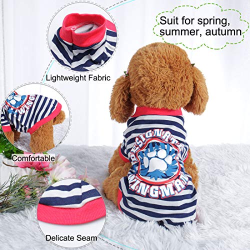 Camiseta para perro de algodón uxcell talla L miniatura 3