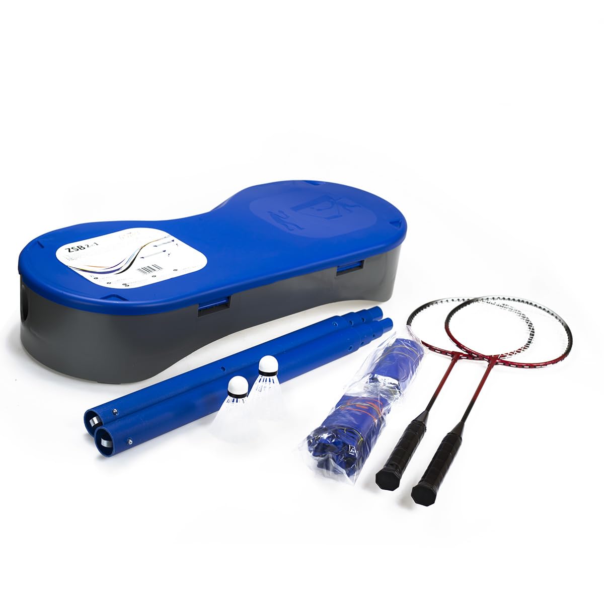 NILS Rete da Tennis Badminton 2 in 1 con Accessori, Portatile/Altezza Regolabile