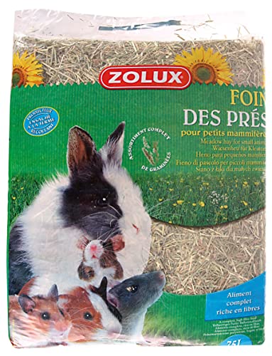 ZOLUX - Foin des prés 75 litres (2,5 kg) pour petits mammifères