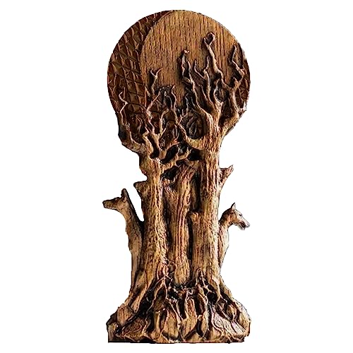 Estatua Diosa Hécate de Magia y Hechicería Oro miniatura 5