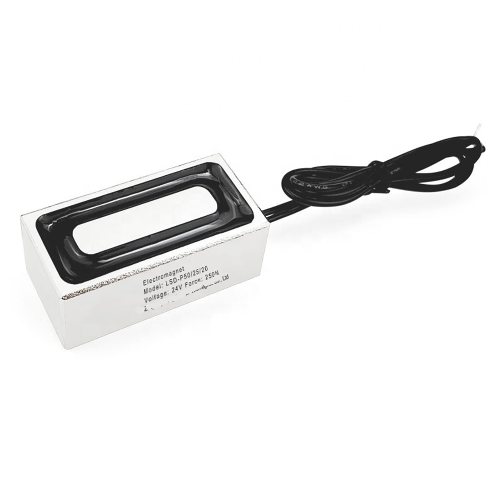 Solénoïde électromagnétique à ventouse rectangulaire LSD-P50/25/20 12V
