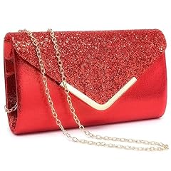 Red With Gold-tone Hardware