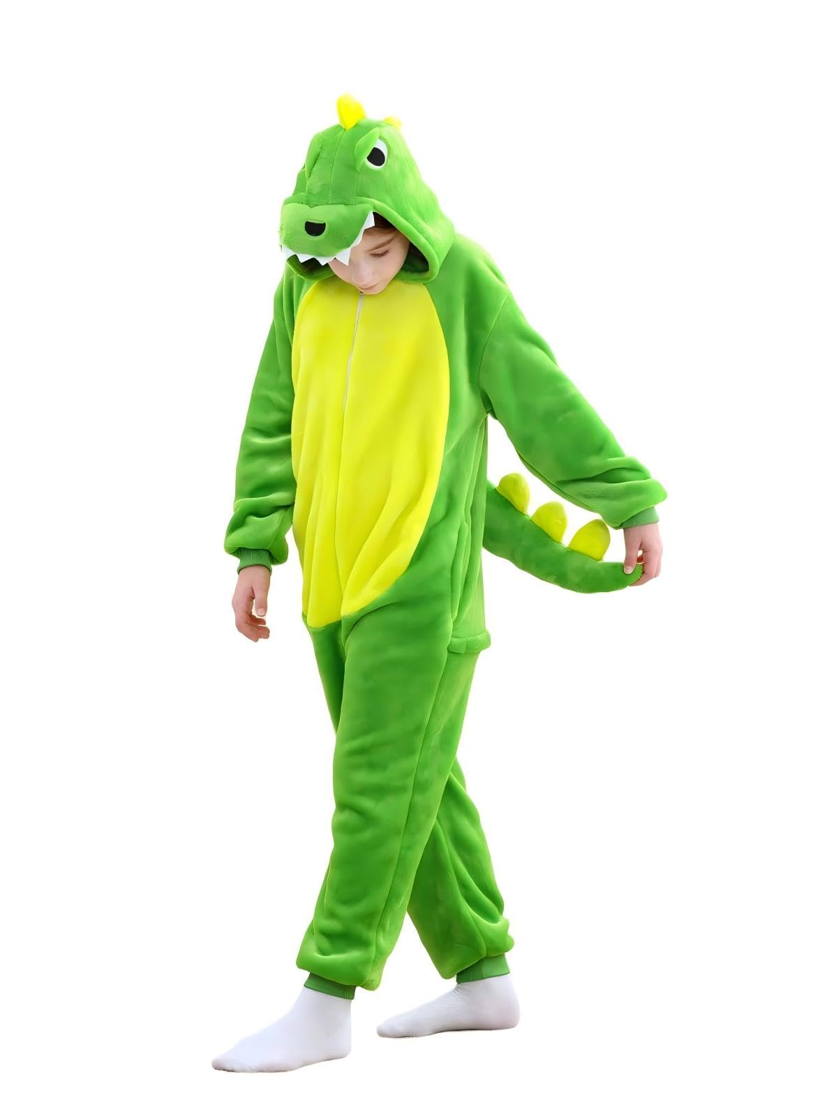 Todler Ctpy Unisex Children Animal Onesie Pajamas,Flannel Halloween Cosplay Costume，Homewear，Sleepwear