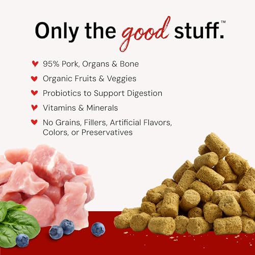 Stella & Chewy's Freeze-Dried Raw Pork Meal Mixers- Dog Food Topper and Mixer - Made with 95% Farm-Raised Pork, Organs & Bone - Perfect for Picky Eaters - Grain-Free - 3.5 oz - image 3