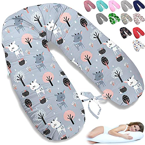 ekm trade 170cm XXL Stillkissen Schwangerschaftskissen Lagerungskissen...